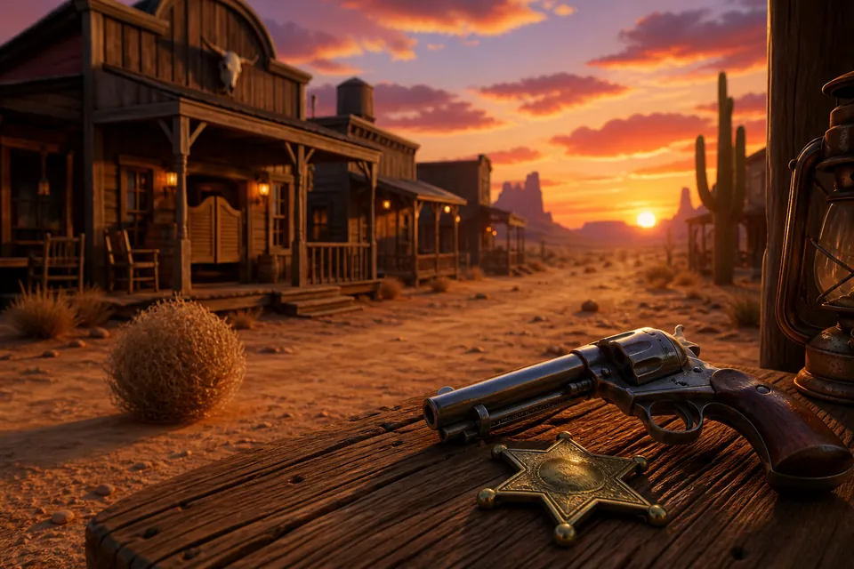 Illustrasjon i temaet til Wanted Dead or a Wild